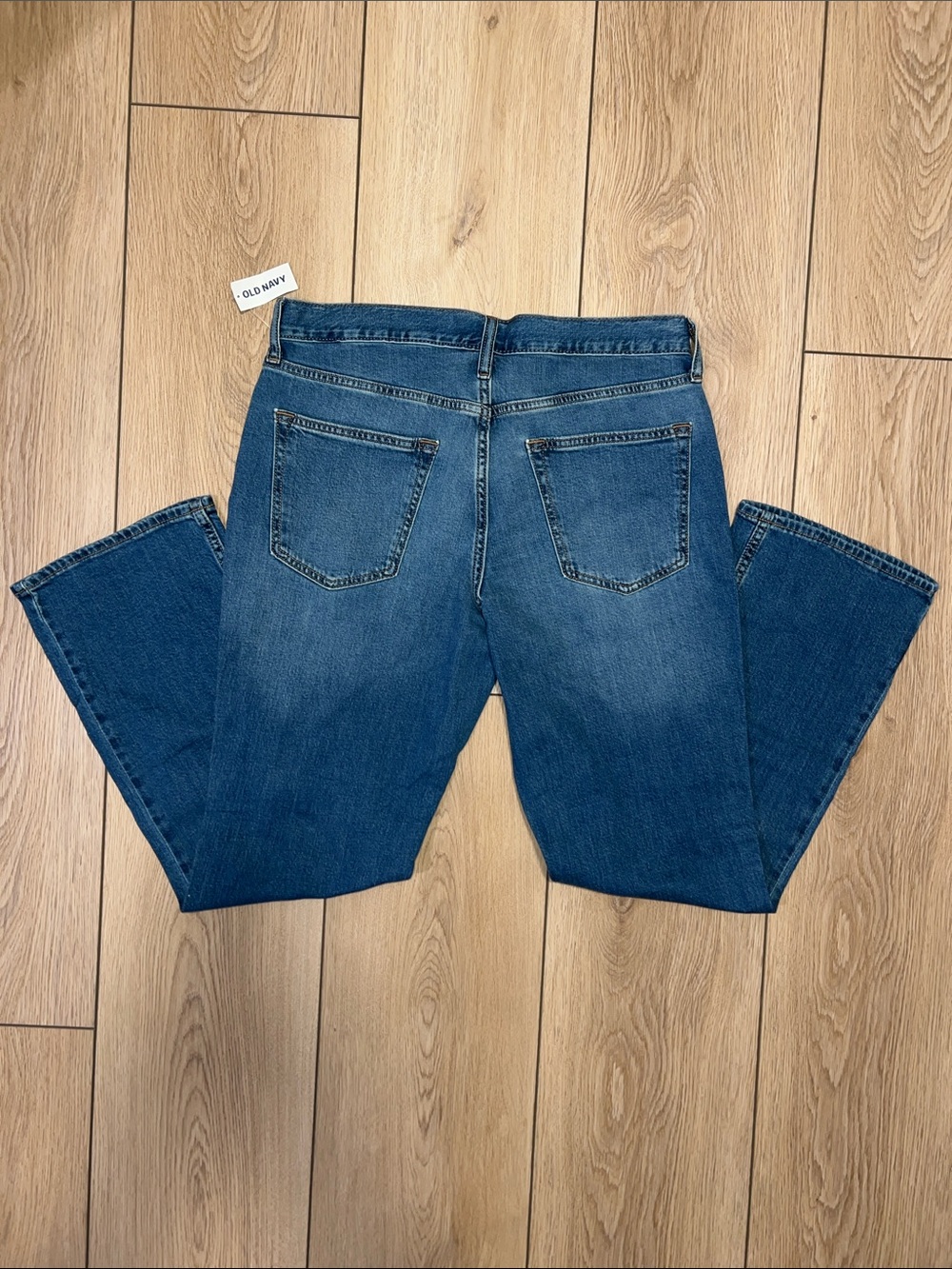 Old Navy Men's Blue Bootcut Jeans - Picture 8 of 15